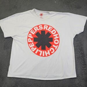 Red Hot Chili Peppers World Tour 2022-2023 Graphic T-Shirt 2XL White